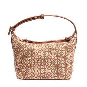 Loewe handbag cubby bag gold Anagram Jacquard calfskin